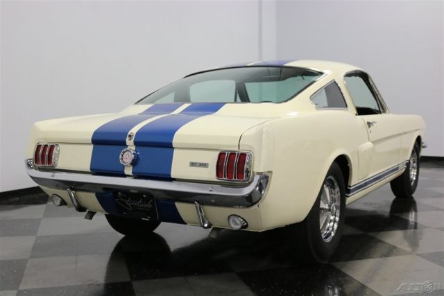 1966 White Ford Mustang