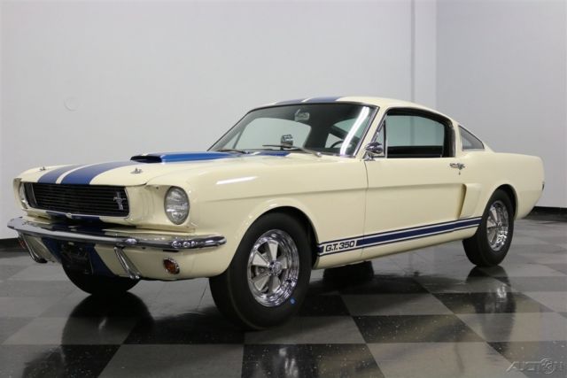 1966 White Ford Mustang