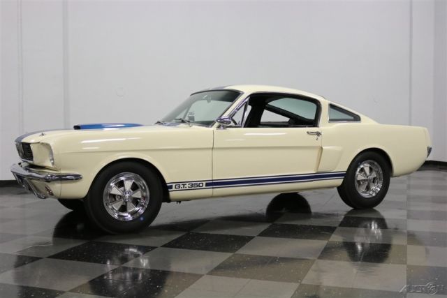 1966 White Ford Mustang