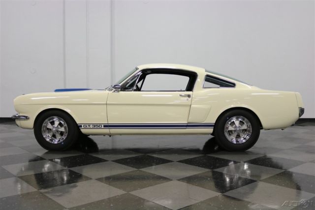 1966 White Ford Mustang