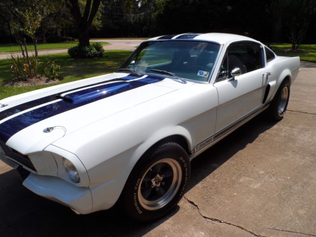 1966 White Ford Mustang Fastback