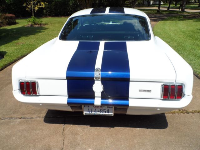 1966 White Ford Mustang Fastback