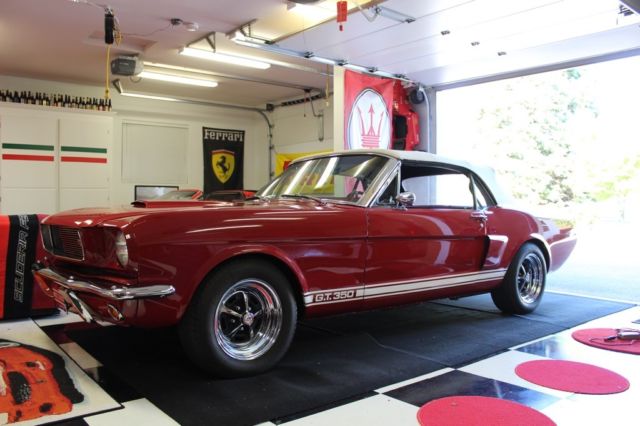 1966 Red Ford Mustang Convertible