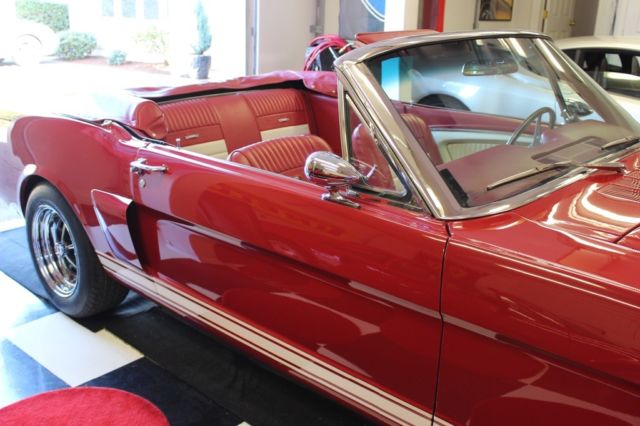 1966 Red Ford Mustang Convertible
