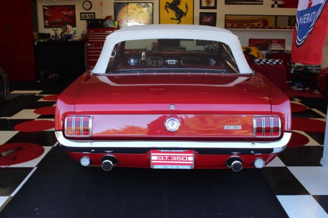 1966 Red Ford Mustang Convertible