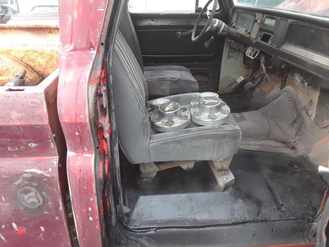 1966 Burgundy Chevrolet C-10 Standard Cab Pickup