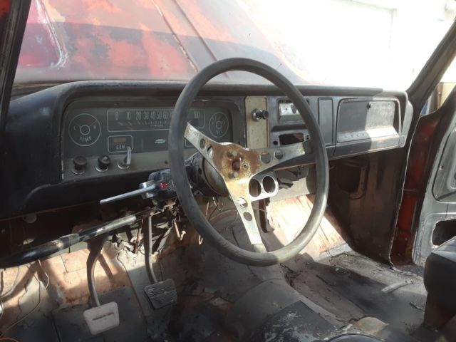 1966 Burgundy Chevrolet C-10 Standard Cab Pickup