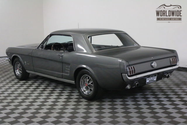 1966 Silver Ford Mustang