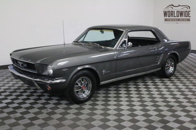1966 Silver Ford Mustang