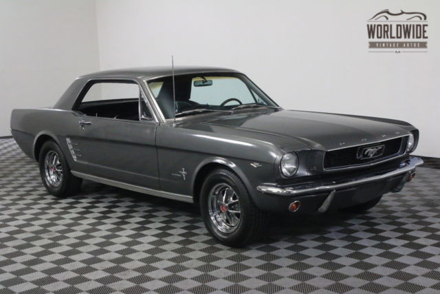 1966 Silver Ford Mustang