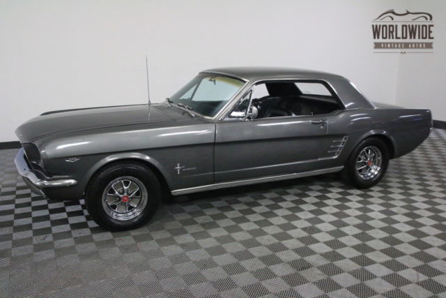 1966 Silver Ford Mustang