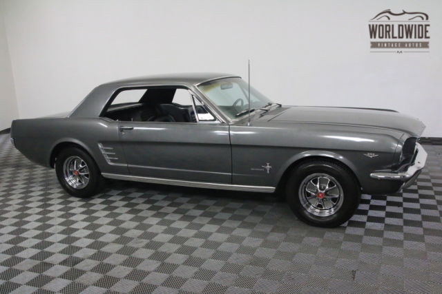 1966 Silver Ford Mustang