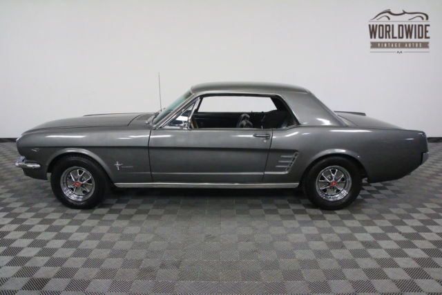1966 Silver Ford Mustang