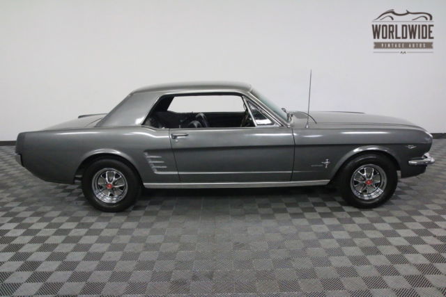 1966 Silver Ford Mustang