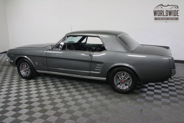 1966 Silver Ford Mustang