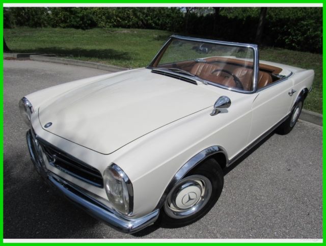 1966 White Mercedes-Benz SL-Class