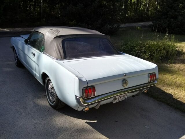 1966 Blue Ford Mustang Convertible