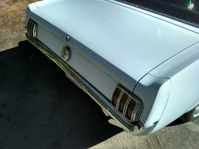 1966 Blue Ford Mustang Convertible