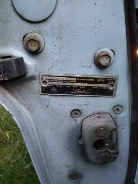 1966 Blue Ford Mustang Convertible