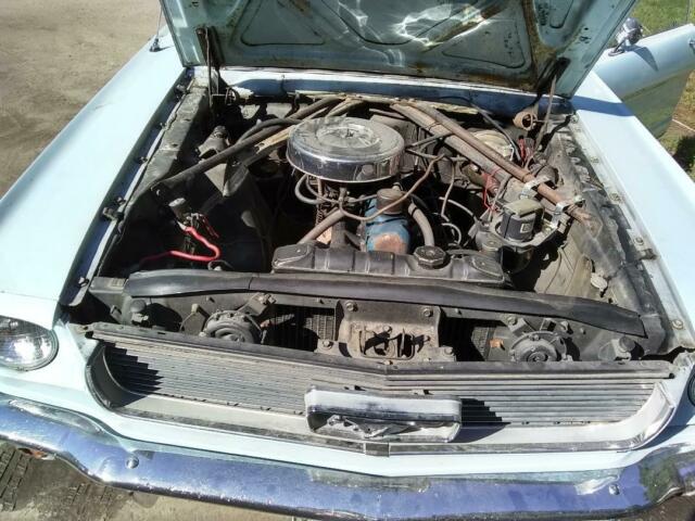 1966 Blue Ford Mustang Convertible