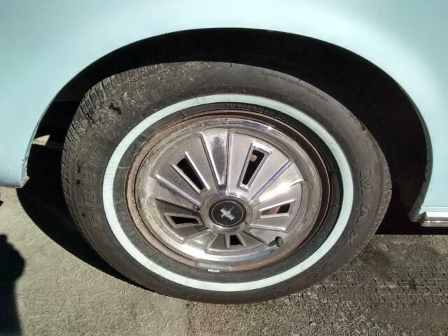 1966 Blue Ford Mustang Convertible