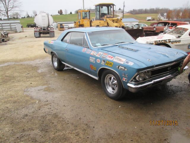 1966 Blue Chevrolet Chevelle Coupe