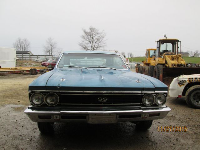 1966 Blue Chevrolet Chevelle Coupe