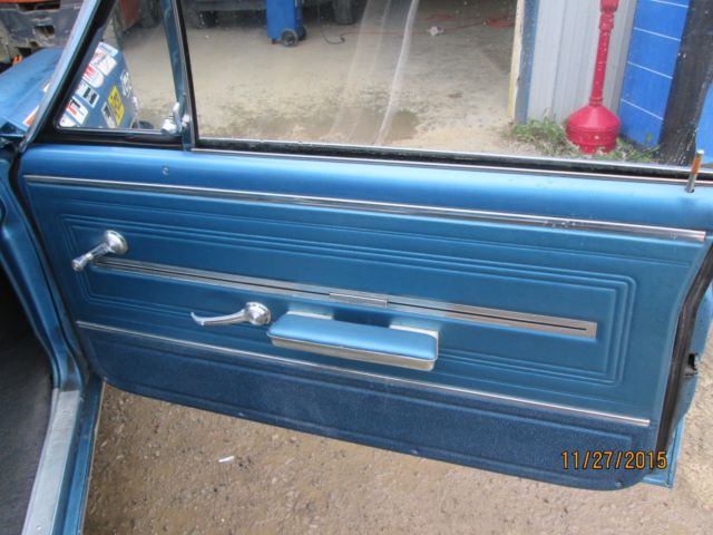 1966 Blue Chevrolet Chevelle Coupe