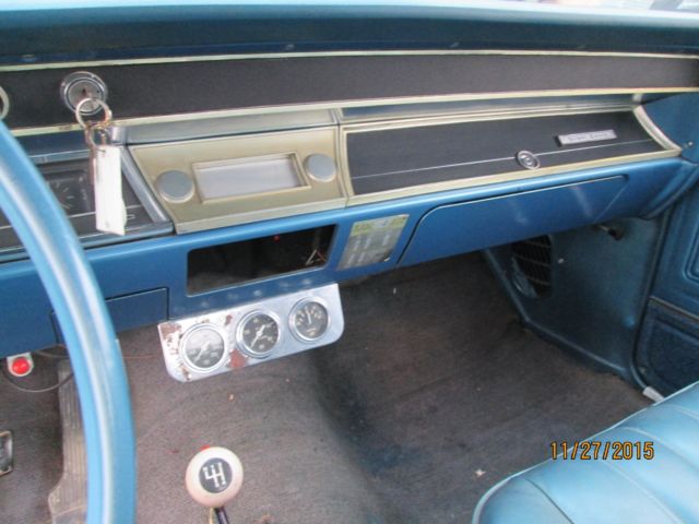 1966 Blue Chevrolet Chevelle Coupe