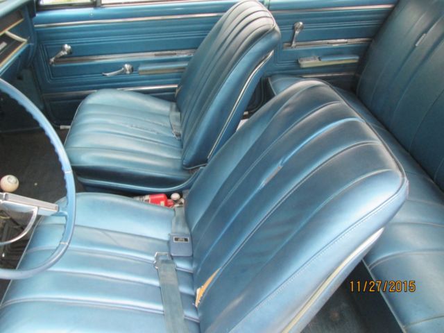 1966 Blue Chevrolet Chevelle Coupe