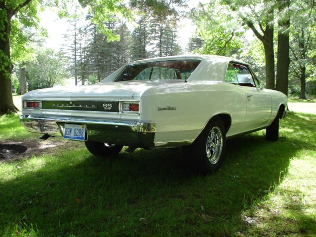 1966 Pearl White Chevrolet Chevelle Hard Top