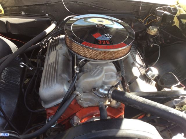 1966 Butternut Yellow Chevrolet Chevelle Coupe