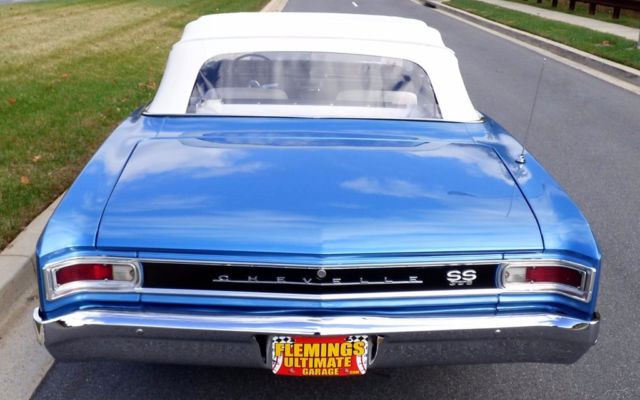 1966 Blue Chevrolet Chevelle Convertible