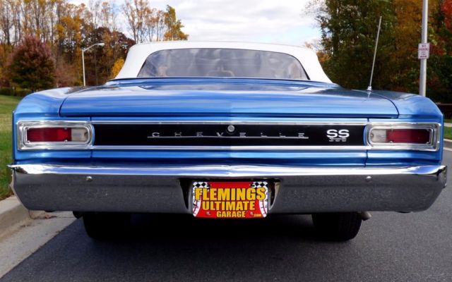 1966 Blue Chevrolet Chevelle Convertible