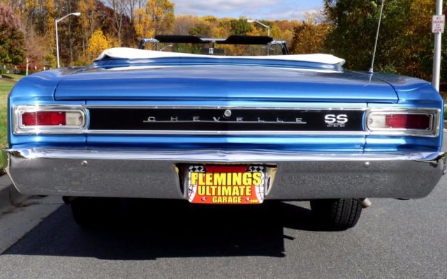 1966 Blue Chevrolet Chevelle Convertible