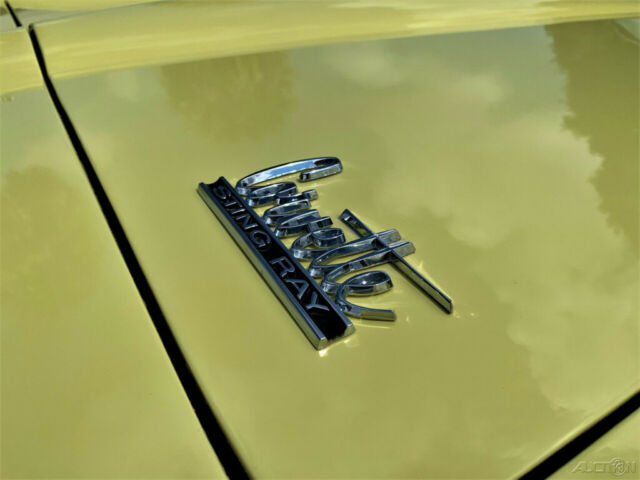 1966 Yellow Chevrolet Corvette