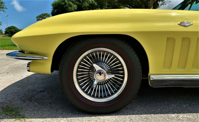 1966 Yellow Chevrolet Corvette