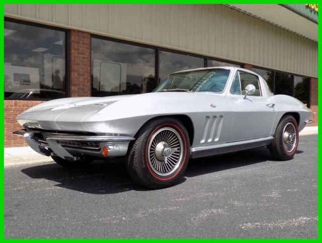 1966 Silver Chevrolet Corvette