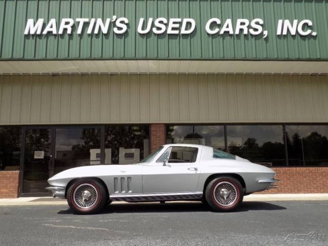 1966 Silver Chevrolet Corvette