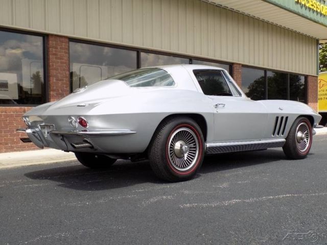 1966 Silver Chevrolet Corvette
