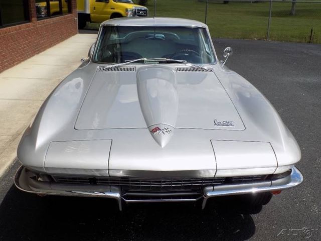 1966 Silver Chevrolet Corvette