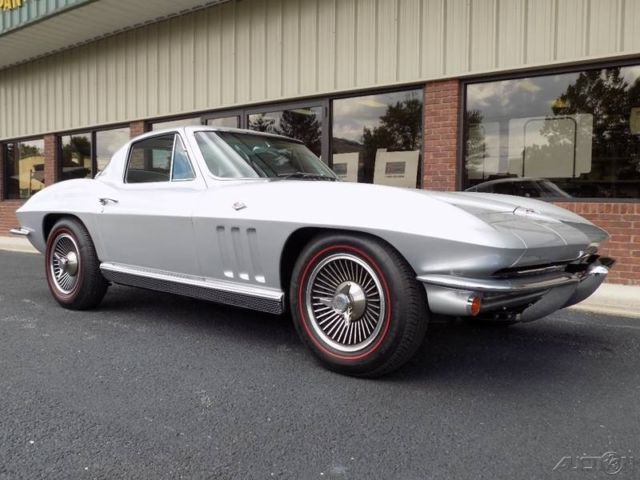 1966 Silver Chevrolet Corvette