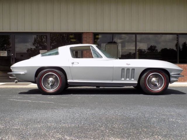 1966 Silver Chevrolet Corvette