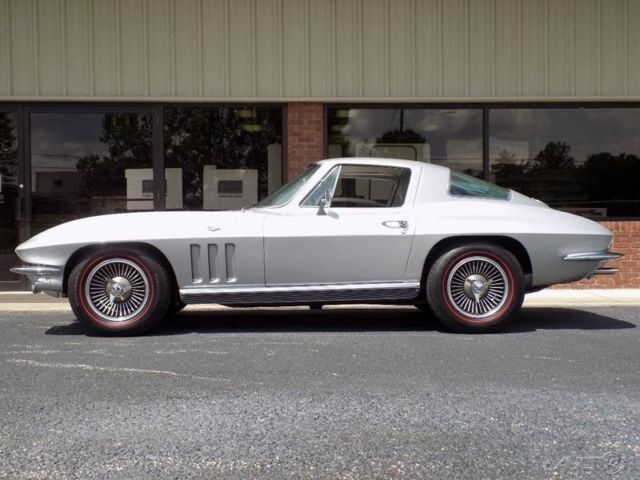 1966 Silver Chevrolet Corvette