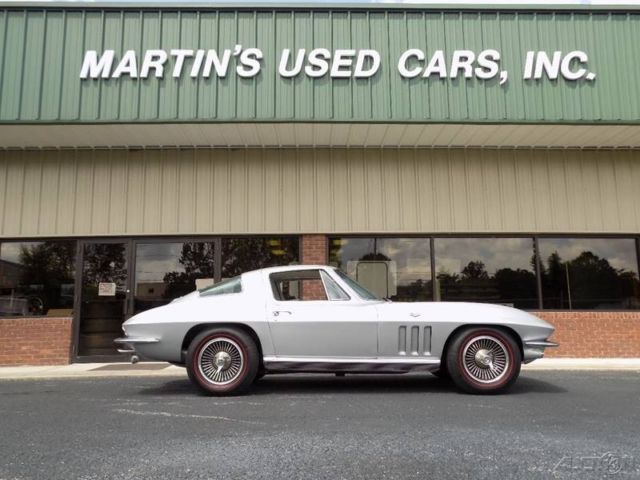 1966 Silver Chevrolet Corvette