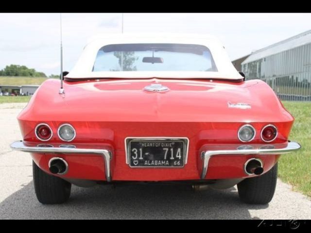 1966 Red Chevrolet Corvette