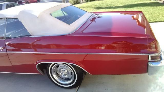 1966 Red Chevrolet Impala Convertible