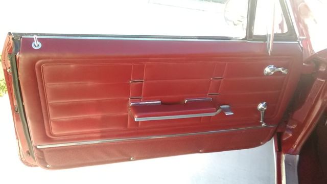 1966 Red Chevrolet Impala Convertible