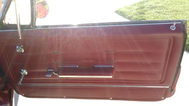 1966 Red Chevrolet Impala Convertible