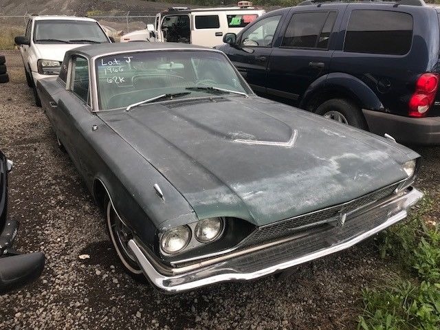 1966 Green Ford Thunderbird Coupe